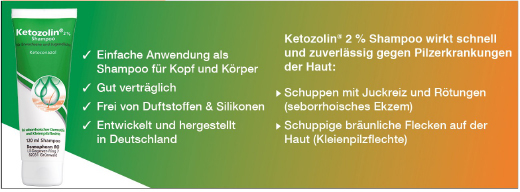 KETOZOLIN 2% šampon, 60 ml