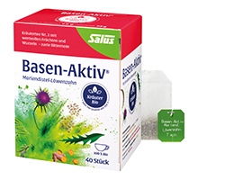BASEN AKTIV Čaj št. 2 Mlečni regrat Organic Salus, 40 kapsul