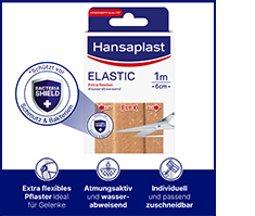 HANSAPLAST Elastični obliži 6 cmx1 m, 1 kos