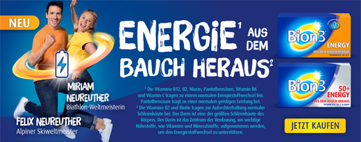 BION3 Energijske tablete, 30 kapsul