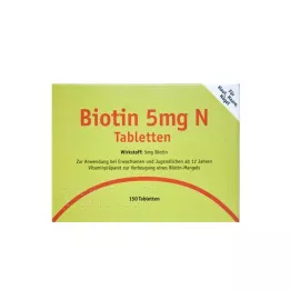 BIOTIN Tablete 5 mg N, 150 kosov