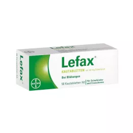 LEFAX Žvečljive tablete, 50 kosov
