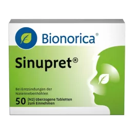 SINUPRET obložene tablete, 50 kosov