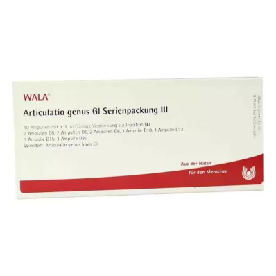 ARTICULATIO rod GL Serijsko pakiranje 3 ampule, 10X1 ml ARTICULATIO rod GL Serijsko pakiranje 3 ampule, 10X1 ml