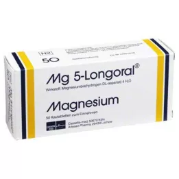 MG 5 LONGORAL Žvečljive tablete, 50 kosov