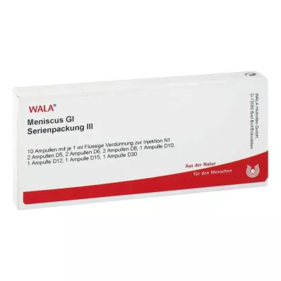 MENISCUS GL Serijsko pakiranje 3 ampule, 10X1 ml