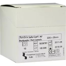 AMBIX Safe-Can Portpunkt.Kan.22 Gx25 mm upognjen, 10 kosov
