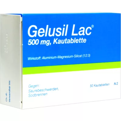 GELUSIL LAC Žvečljive tablete, 50 kosov