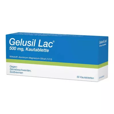 GELUSIL LAC Žvečljive tablete, 50 kosov GELUSIL LAC Žvečljive tablete, 50 kosov