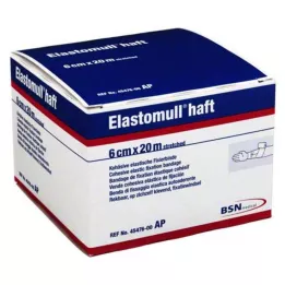 ELASTOMULL lepilni fiksirni povoj 6 cmx20 m, 1 kos