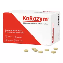KARAZYM enterične obložene tablete, 200 kosov