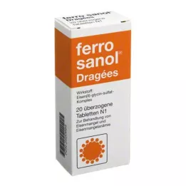 FERRO SANOL obložene tablete, 20 kosov