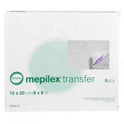 MEPILEX Prenosna penasta obloga 15x20 cm, sterilna, 5 kosov