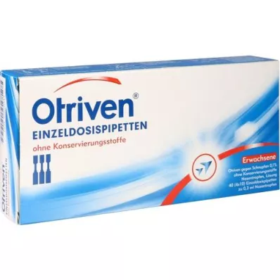 OTRIVEN 0,1 % kapljice za nos z enim odmerkom, 40X0,3 ml