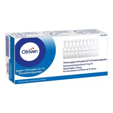 OTRIVEN 0,1 % kapljice za nos z enim odmerkom, 40X0,3 ml OTRIVEN 0,1 % kapljice za nos z enim odmerkom, 40X0,3 ml