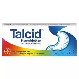 TALCID Žvečljive tablete, 50 kosov
