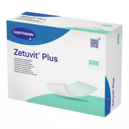 ZETUVIT Plus zelo močna vpojna sterilna kompresa 20x25 cm, 10 kosov