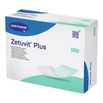 ZETUVIT Plus zelo močna vpojna sterilna kompresa 20x25 cm, 10 kosov ZETUVIT Plus zelo močna vpojna sterilna kompresa 20x25 cm, 10 kosov