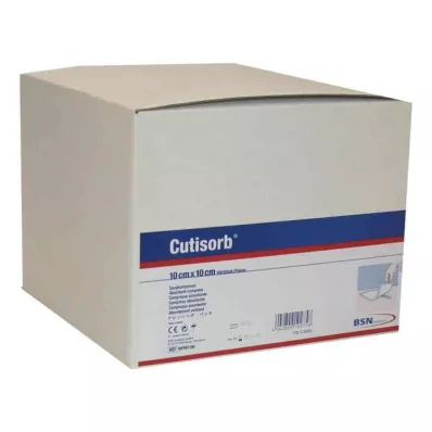 CUTISORB Absorpcijske blazinice nesterilne 10x10 cm, 100 kosov CUTISORB Absorpcijske blazinice nesterilne 10x10 cm, 100 kosov