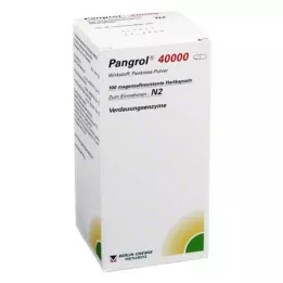 PANGROL 40.000 Trde kapsule z enterično prevlečeno lupino, 100 kosov