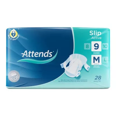 ATTENDS Slip Active 9 M, 28 kosov ATTENDS Slip Active 9 M, 28 kosov