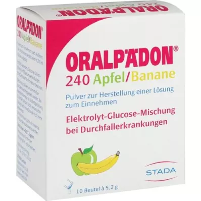 ORALPÄDON 240 Apple Banana v prahu, 10 kosov