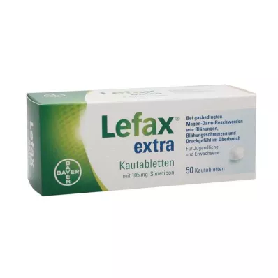 LEFAX dodatne žvečljive tablete, 50 kosov