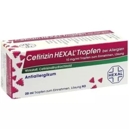 CETIRIZIN HEXAL Kapljice za alergije, 20 ml