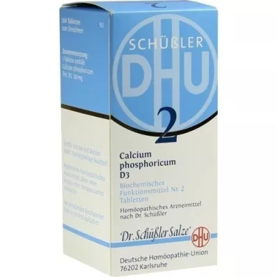 BIOCHEMIE DHU 2 Calcium phosphoricum D 3 tablete, 200 kapsul