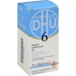 BIOCHEMIE DHU 6 Potassium sulphuricum D 3 Tablete, 200 kapsul