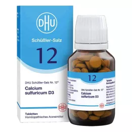 BIOCHEMIE DHU 12 Calcium sulphuricum D 3 tablete, 200 kapsul
