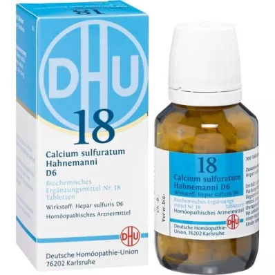 BIOCHEMIE DHU 18 Calcium sulphuratum D 6 tablet, 200 kapsul