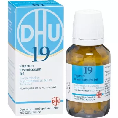 BIOCHEMIE DHU 19 Cuprum arsenicosum D 6 tablet, 200 kapsul