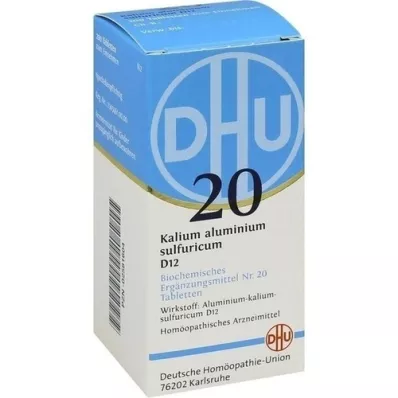 BIOCHEMIE DHU 20 Kalijev alum.sulfur.D 12 tablet, 200 kosov