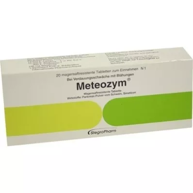 METEOZYM Filmsko obložene tablete, 20 kosov