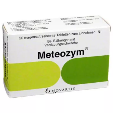 METEOZYM Filmsko obložene tablete, 20 kosov