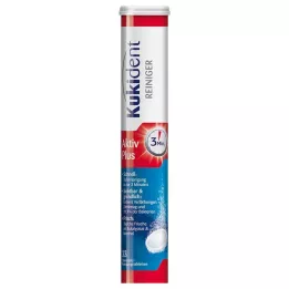 KUKIDENT Cleaner Express Active Plus Tabs, 33 kosov