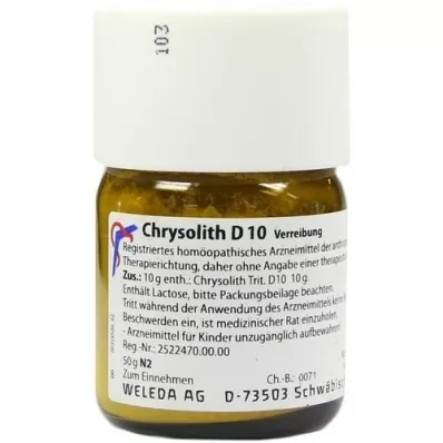 CHRYSOLITH D 10 Trituriranje, 50 g