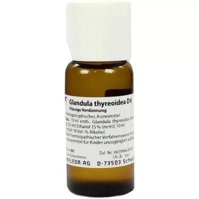 GLANDULA THYREOIDEA Raztopina D 6, 50 ml