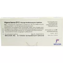VIPERA BERUS D 12 ampul, 8X1 ml