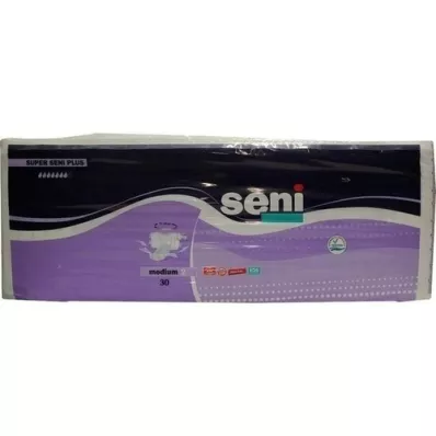 SUPER SENI Plus inkontinenčne hlače za nočno inkontinenco, velikost 2 M, 30 kosov