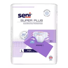 SUPER SENI Plus inkontinenčne hlače za nočno inkontinenco, velikost 3 L, 30 kosov