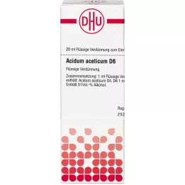 ACIDUM ACETICUM Raztopina D 6, 20 ml