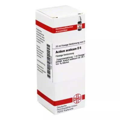 ACIDUM ACETICUM Raztopina D 6, 20 ml