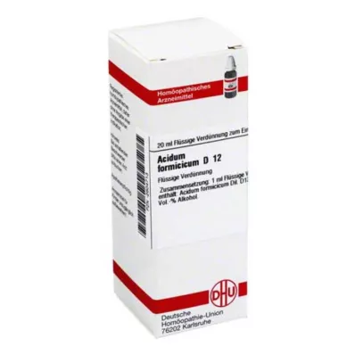ACIDUM FORMICICUM Raztopina D 12, 20 ml