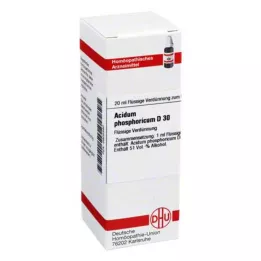 ACIDUM PHOSPHORICUM D 30 razredčitev, 20 ml