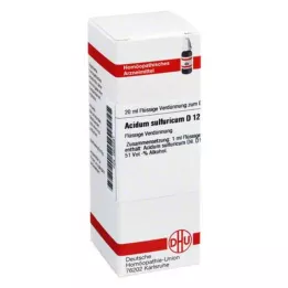 ACIDUM SULFURICUM Raztopina D 12, 20 ml