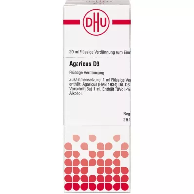 AGARICUS Raztopina D 3, 20 ml