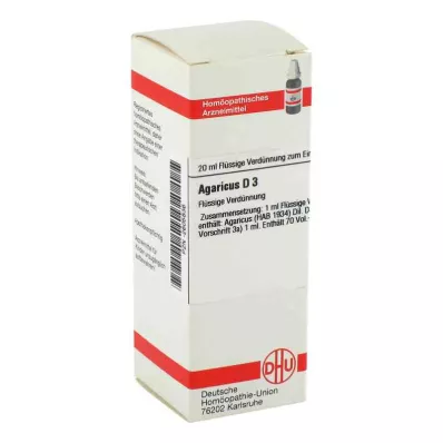 AGARICUS Raztopina D 3, 20 ml