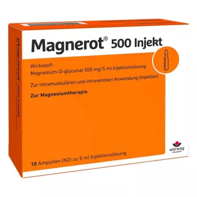 MAGNEROT 500 ampul za injiciranje, 10X5 ml MAGNEROT 500 ampul za injiciranje, 10X5 ml